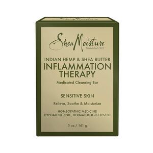 Shea Moisture Inflammation Therapy Cleansing Bar Indian Hemp & Shea Butter 5 Oz